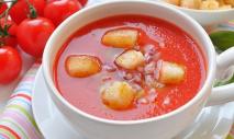Суп из протертых томатов